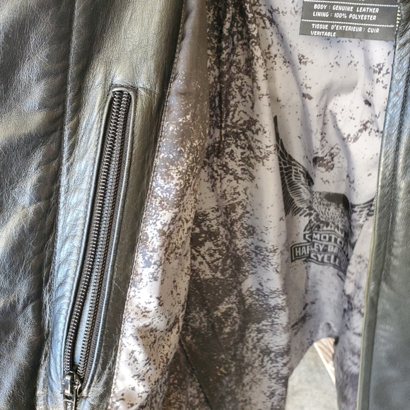 Womens leather Harley coat - Picture 9 of 11